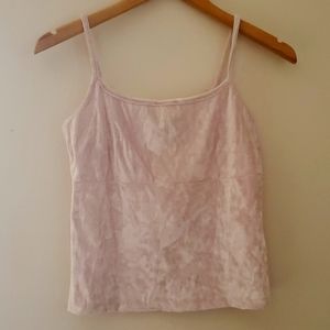 Y2K Vintage Necessary Objects Shimmery Pink Tank Top